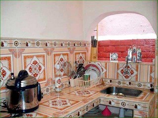Cocina disponible para los inquilinos de la casa particular Raisa en la Habana