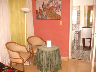 Habitaciones de la Casa Sanjor en Vedado, la Habana